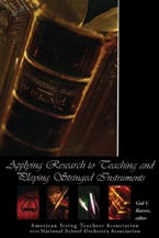 Applying Research to Teaching and Playing Stringed Instruments book cover